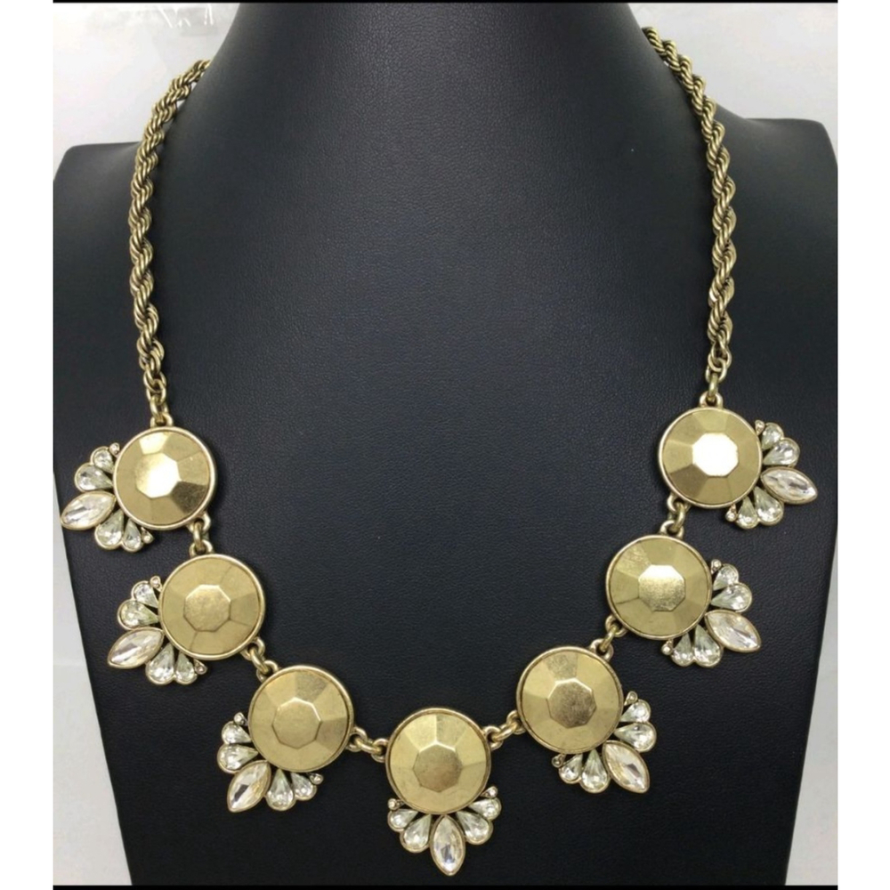 Banana Republic Goldtone Statement Necklace | 19"